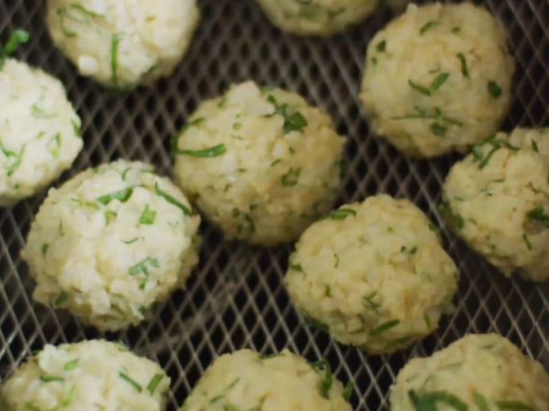 Bolinho de Arroz Integral na Airfryer