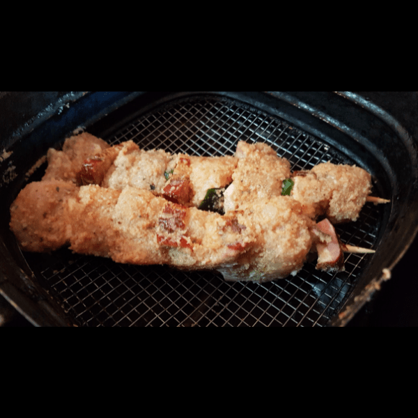 Palito de churrasco na airfryer