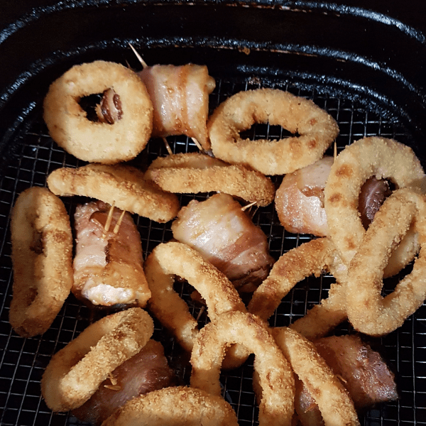 Palito de dente na airfryer
