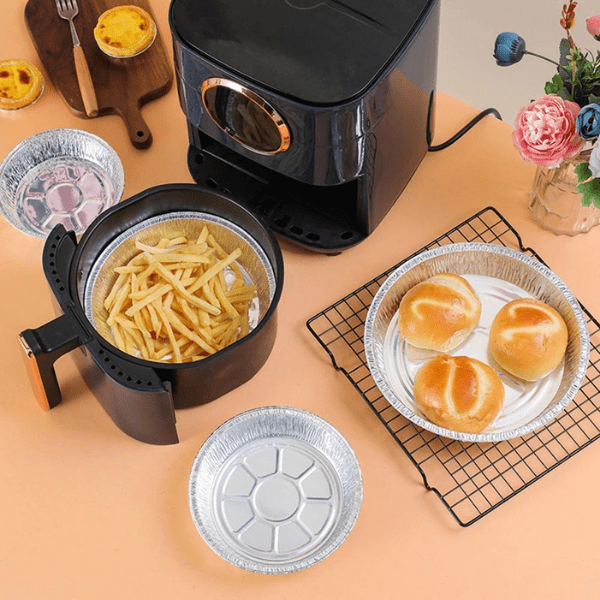forma de aluminio pode ir na airfryer