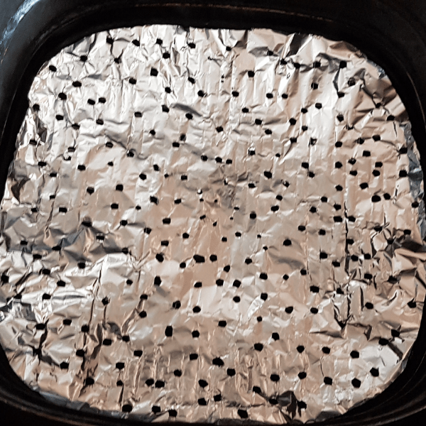 papel aluminio air fryer