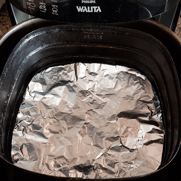 papel aluminio na airfryer