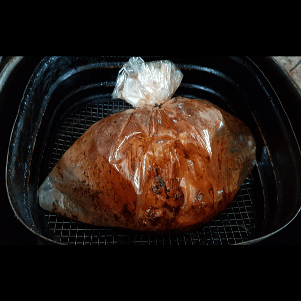 papel celofane na airfryer