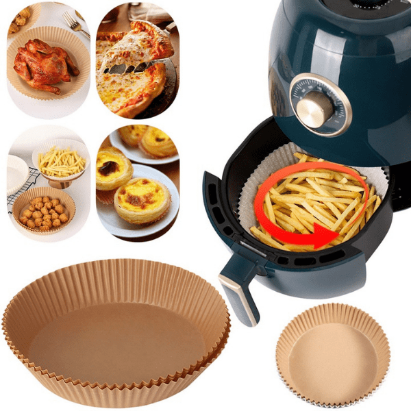 papel manteiga air fryer