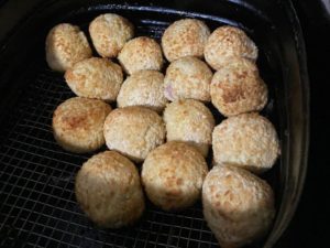 bolinho de mandioca airfryer