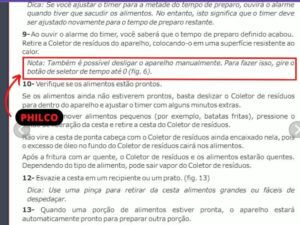 Como Desligar Air Fryer Philco Antes Do Tempo