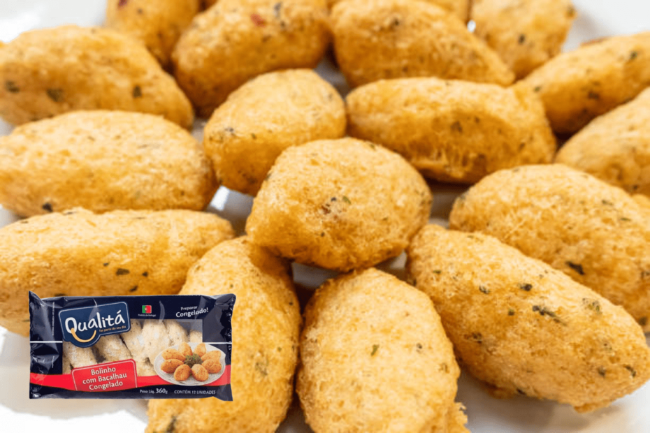 bolinho de bacalhau na airfryer