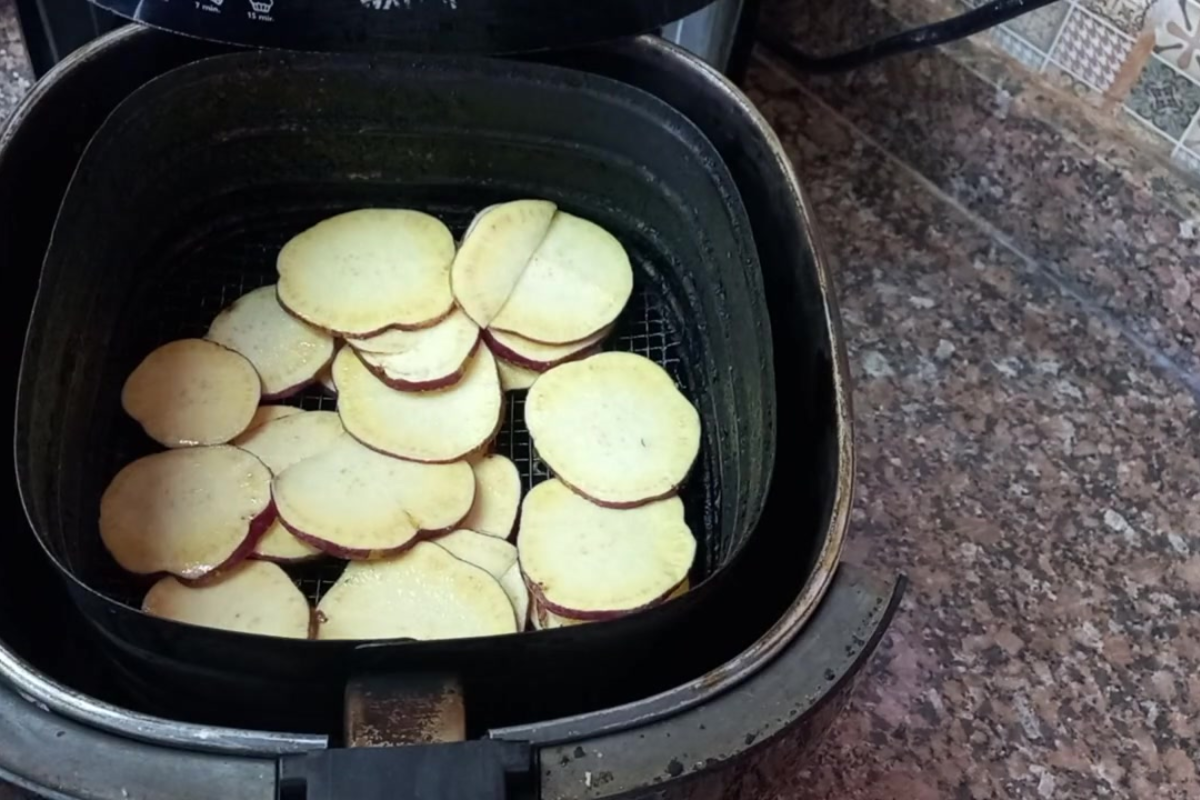 receita batata doce airfryer