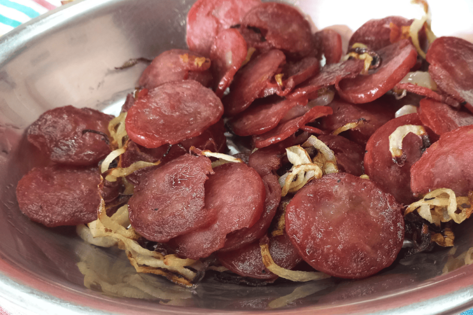 calabresa na airfryer