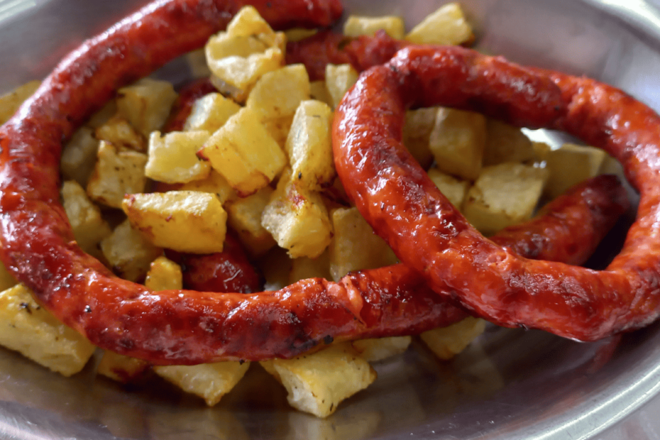 linguiça na airfryer