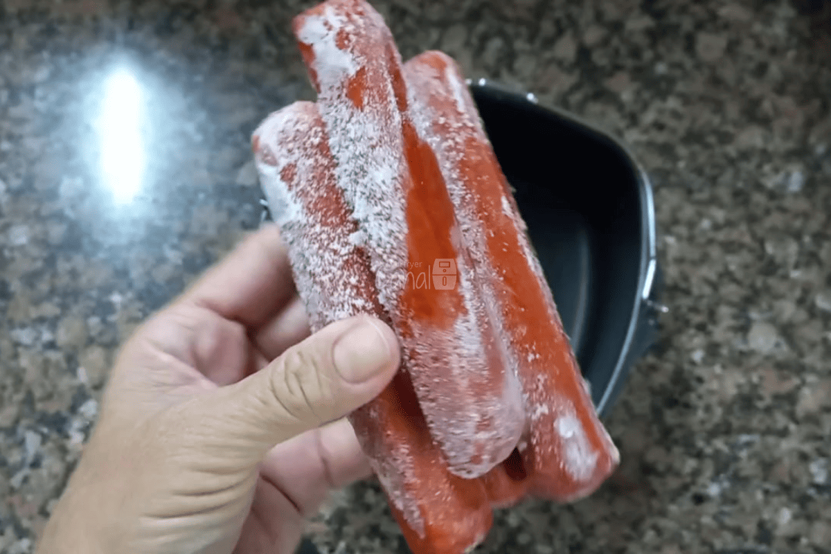 salsicha na airfryer quanto tempo