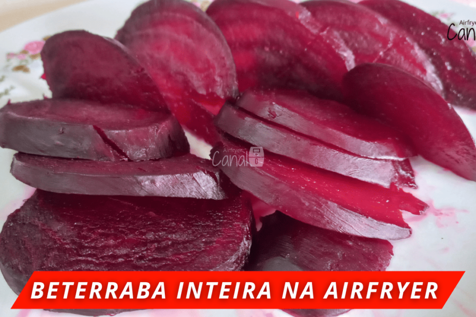 beterraba assada na airfryer