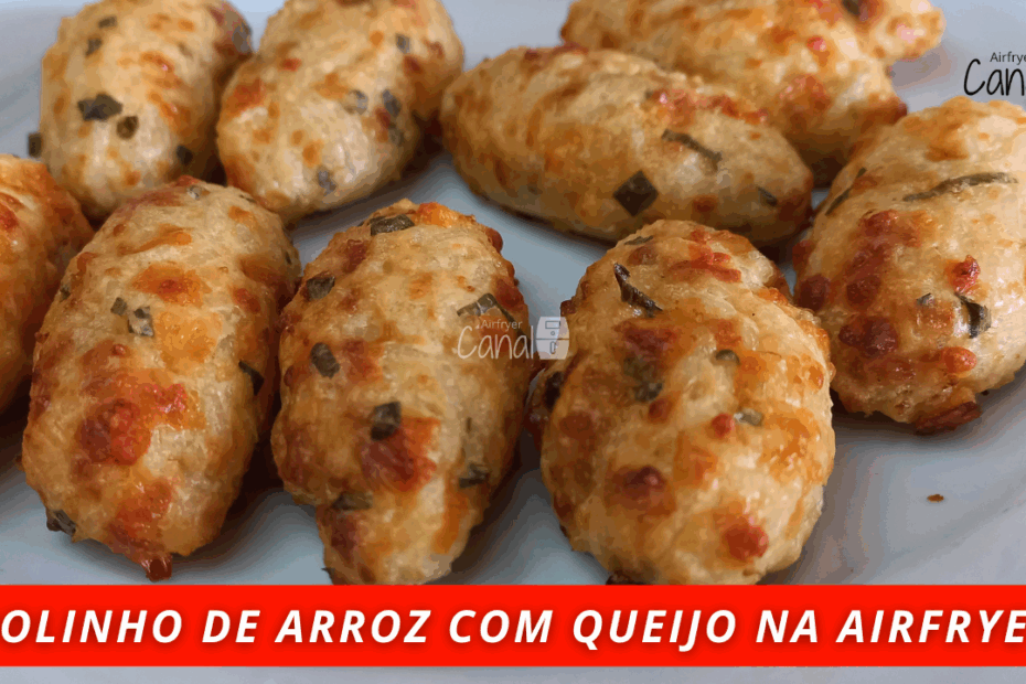 receita de bolinho de arroz fit na airfryer