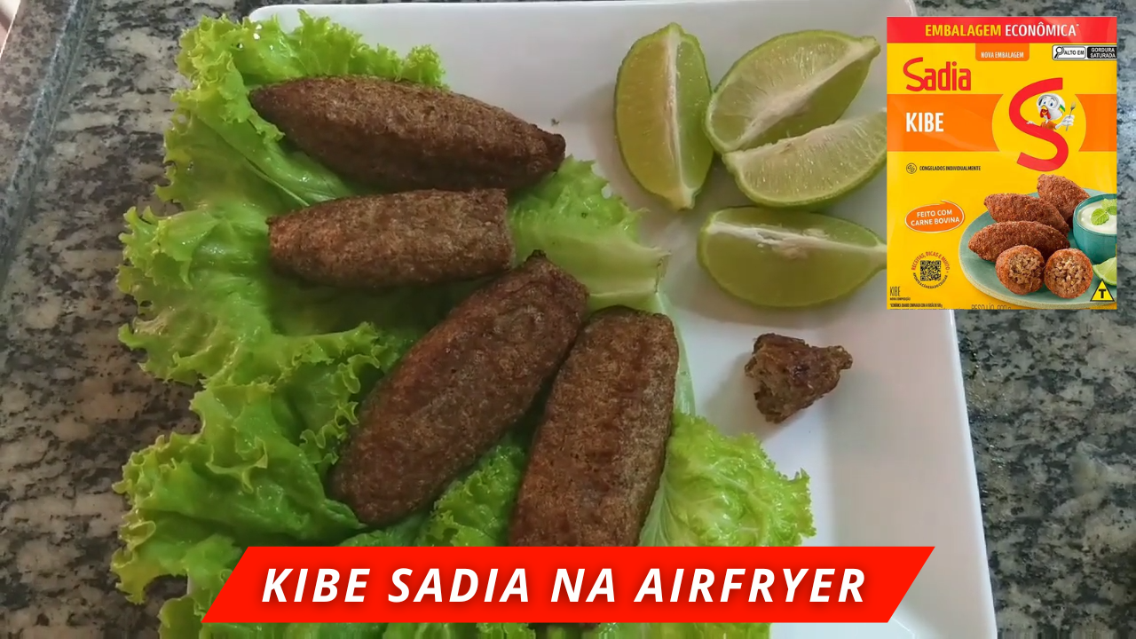kibe congelado sadia na airfryer