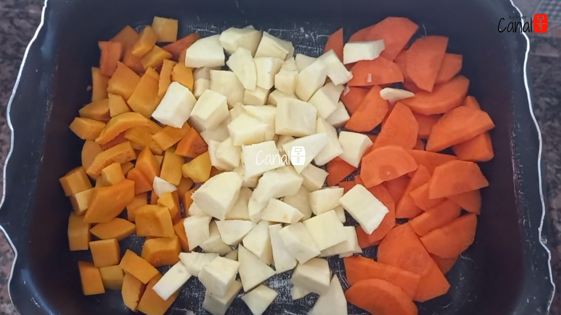 verduras assadas na airfryer