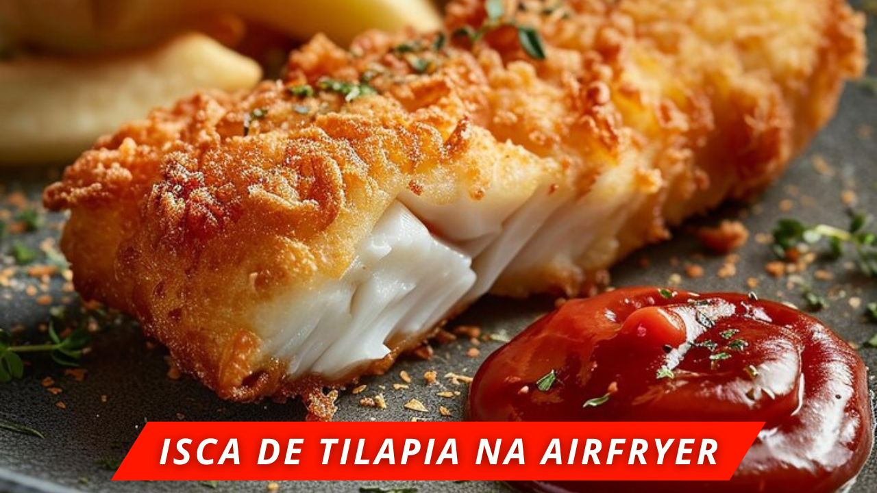 iscas de peixe na airfryer