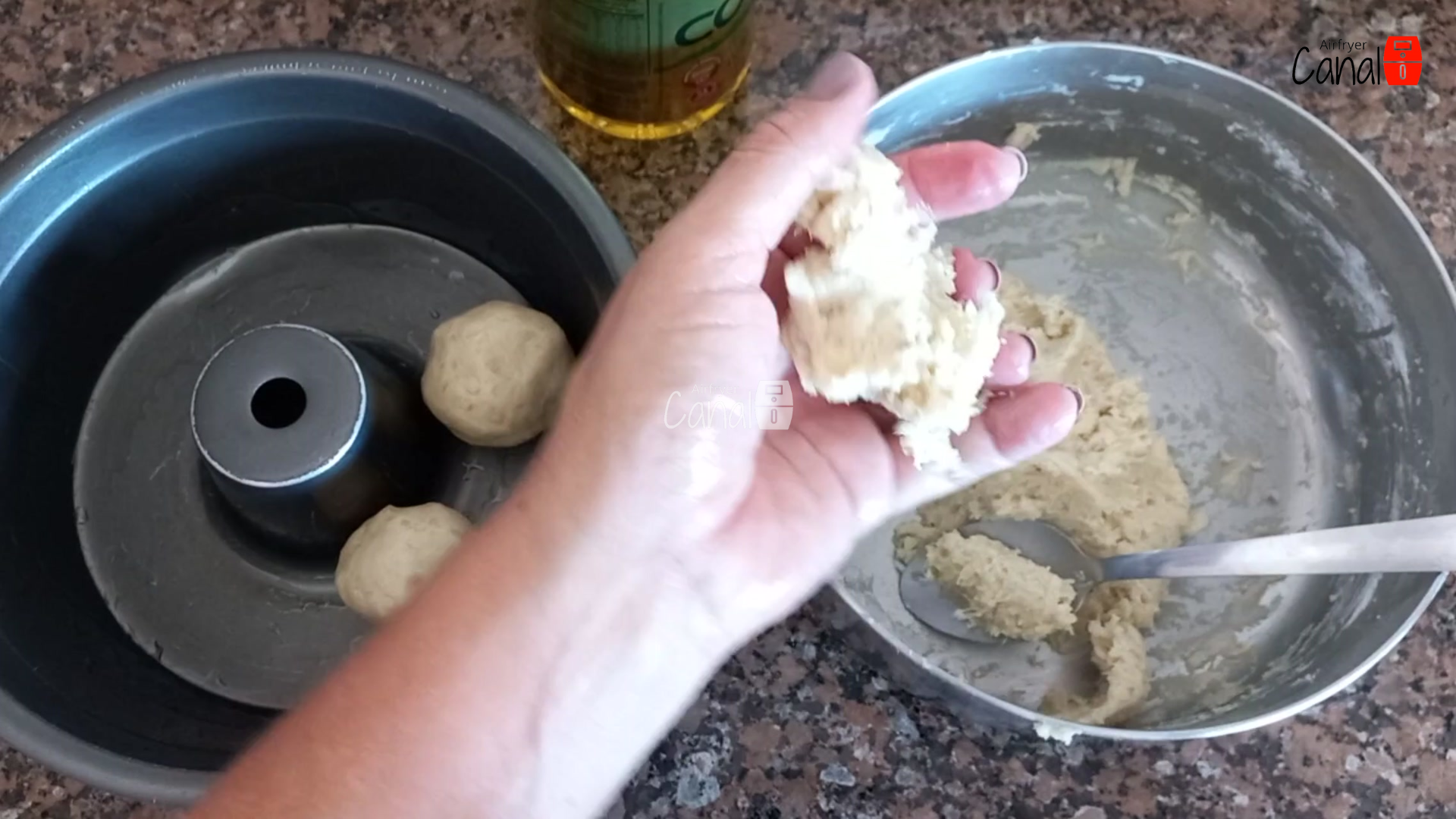 bisnaguinha de batata doce na airfryer