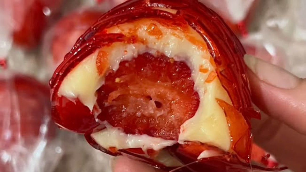 receita de morango do amor