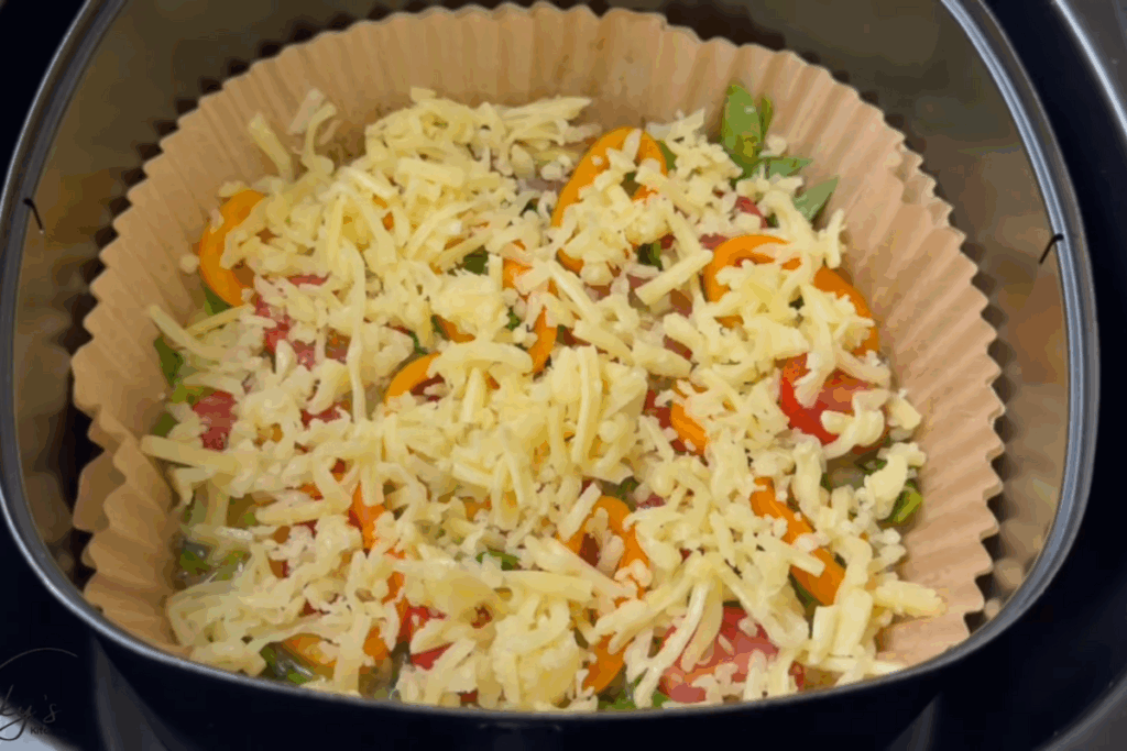 omelete de forno na airfryer