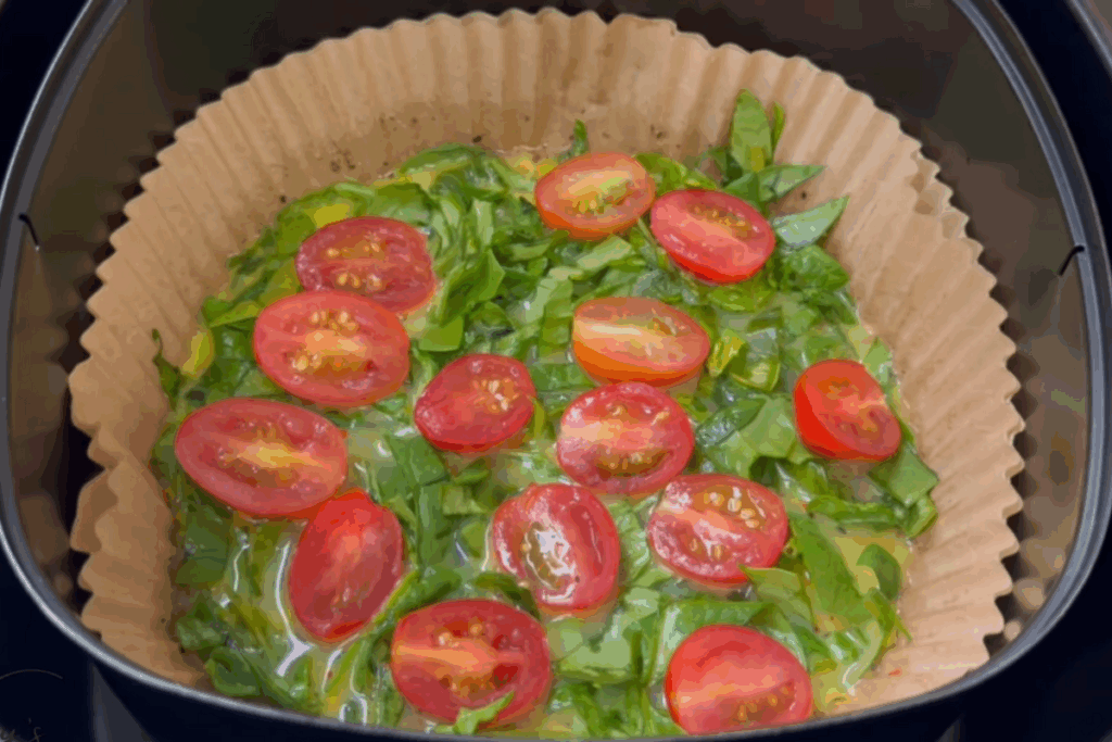 omelete na fritadeira airfryer